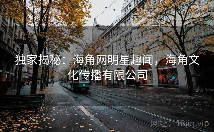 独家揭秘：海角网明星趣闻，海角文化传播有限公司